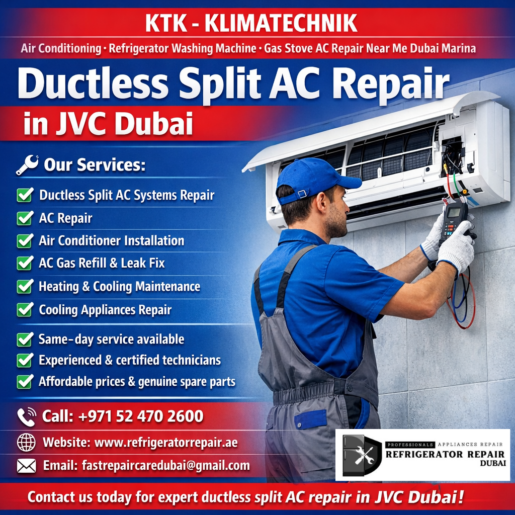 Ductless Split AC Repair in JVC Dubai