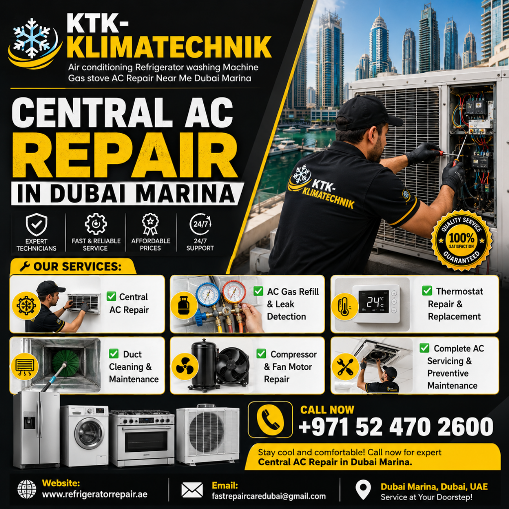 Central AC Repair in Dubai Marina