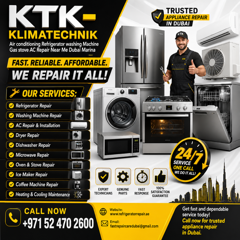Trusted Appliance Repair in Dubai