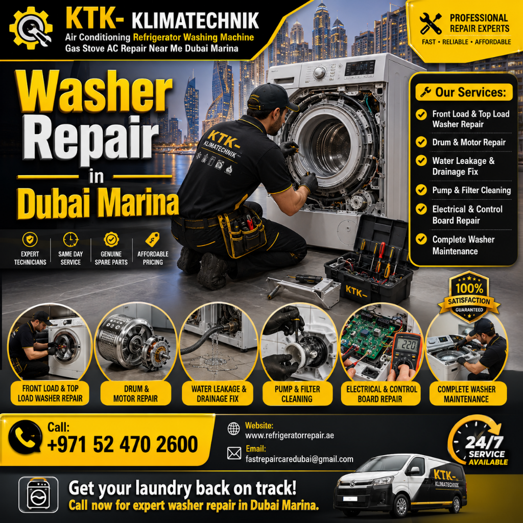 Washer Repair in Dubai Marina