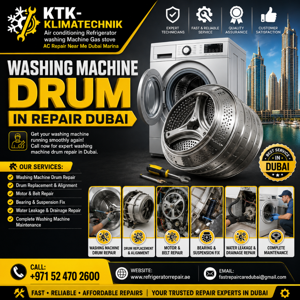 Washing Machine Drum Repair in Dubai