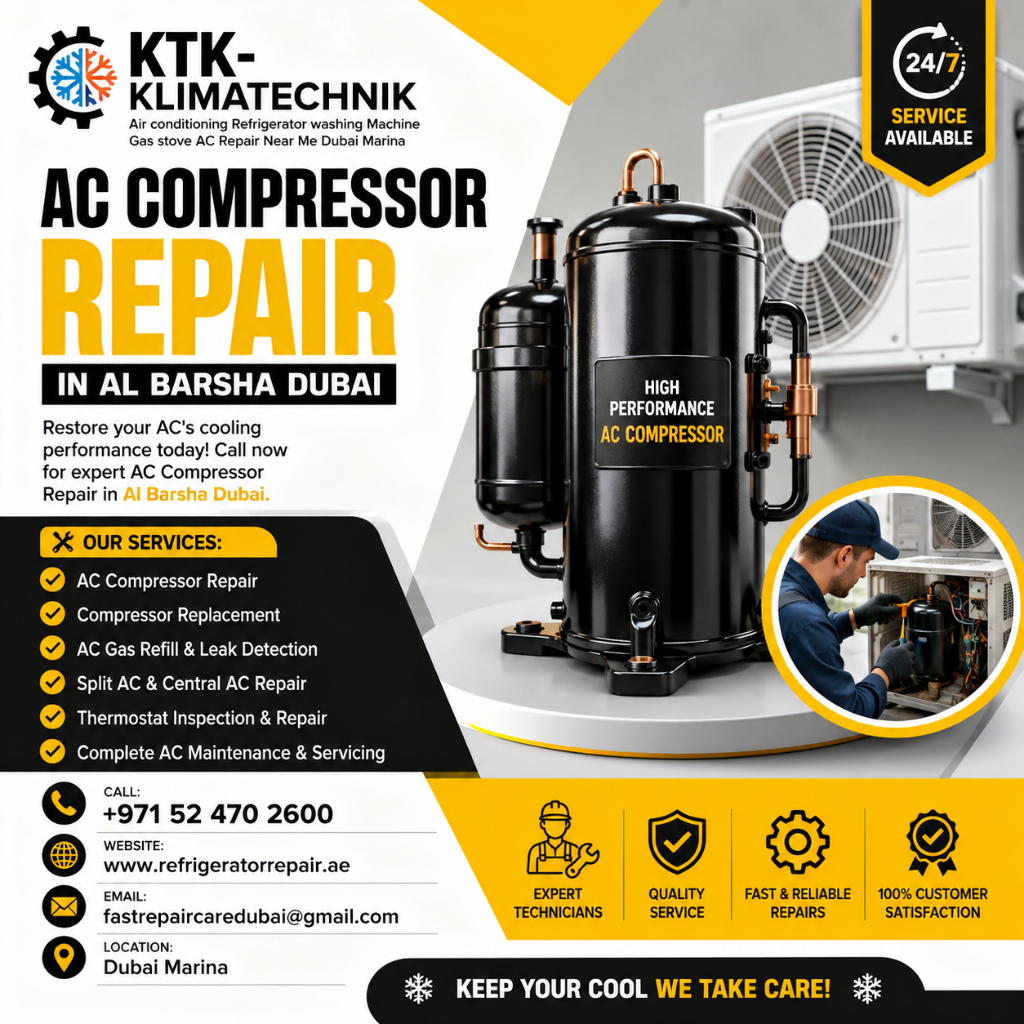 AC Compressor Repair in Al Barsha Dubai