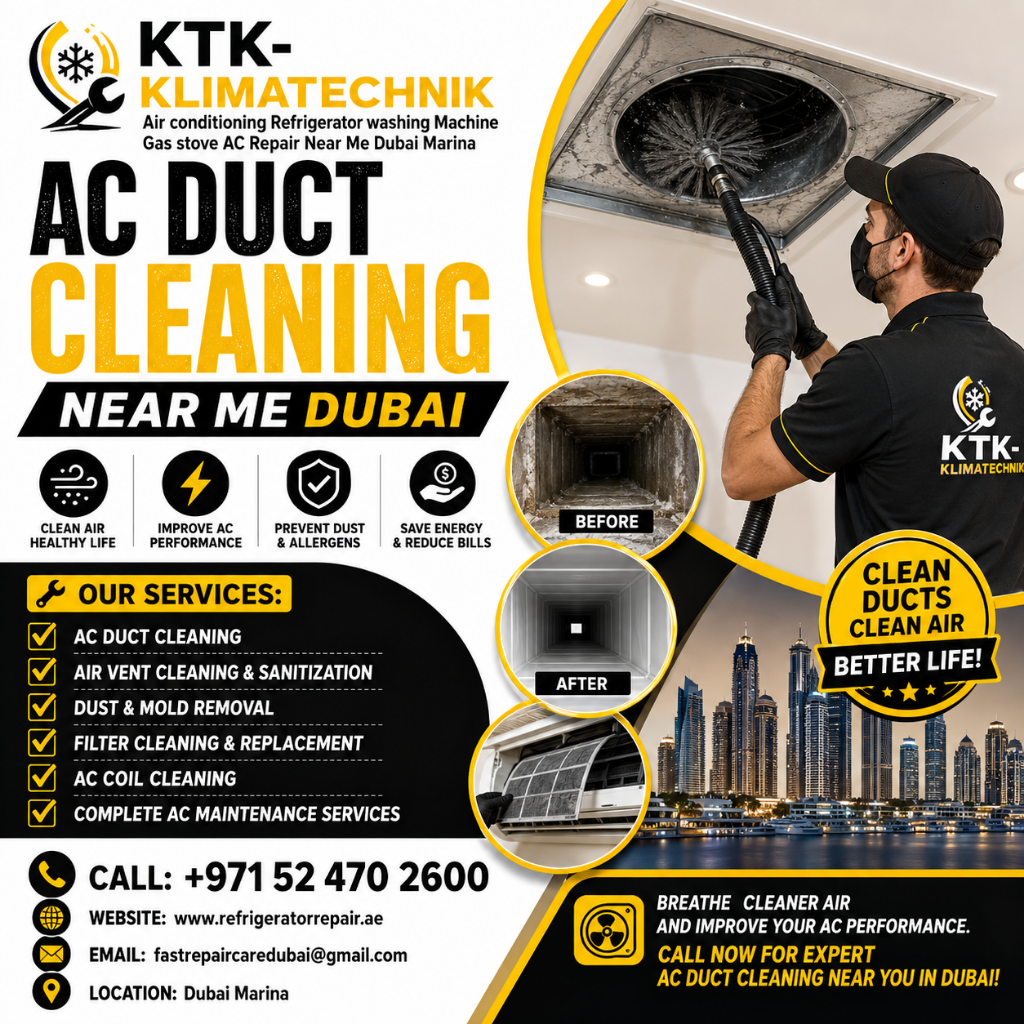 AC Duct Cleaning Near Me Dubai