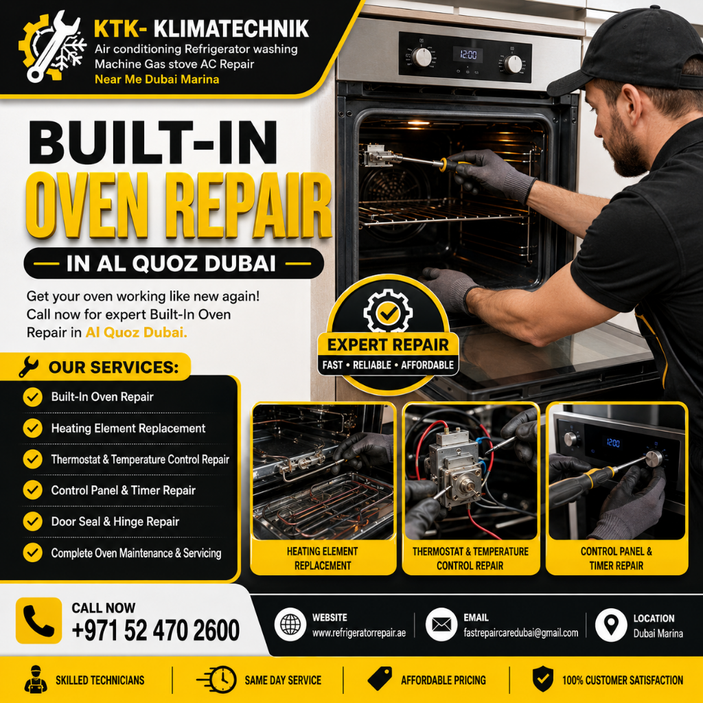 Built-In Oven Repair in Al Quoz Dubai