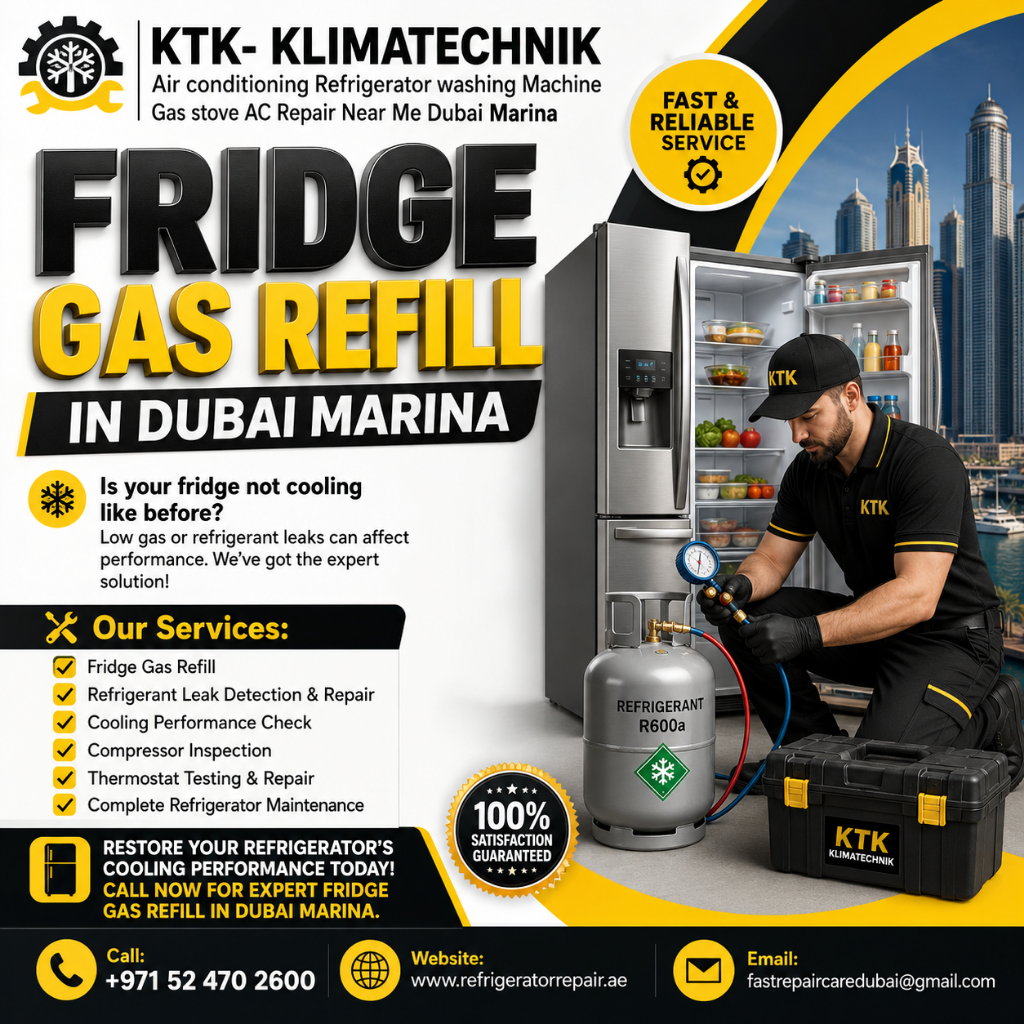 Fridge Gas Refill in Dubai