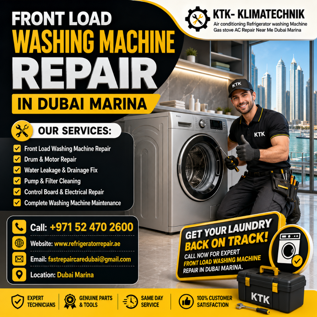 Front Load Washing Machine Repair in Dubai Marina