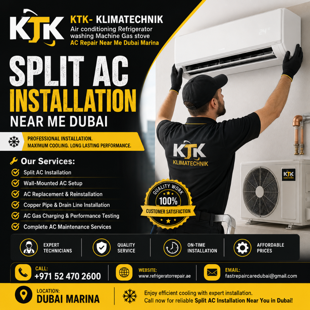 Split AC Installation Near Me Dubai
