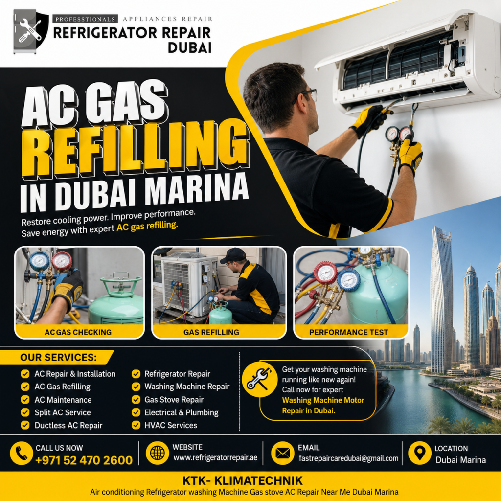 AC Gas Refilling in Dubai Marina
