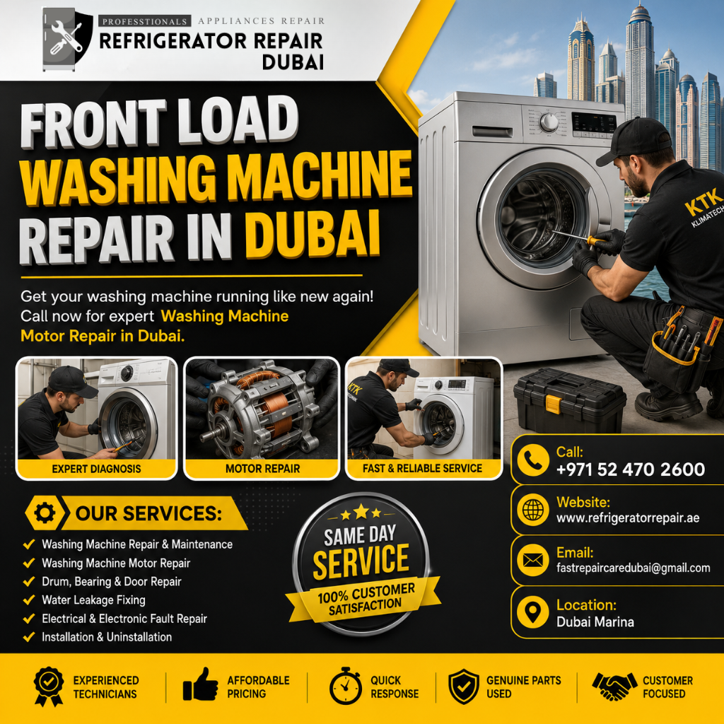Front Load Washing Machine Repair in Dubai