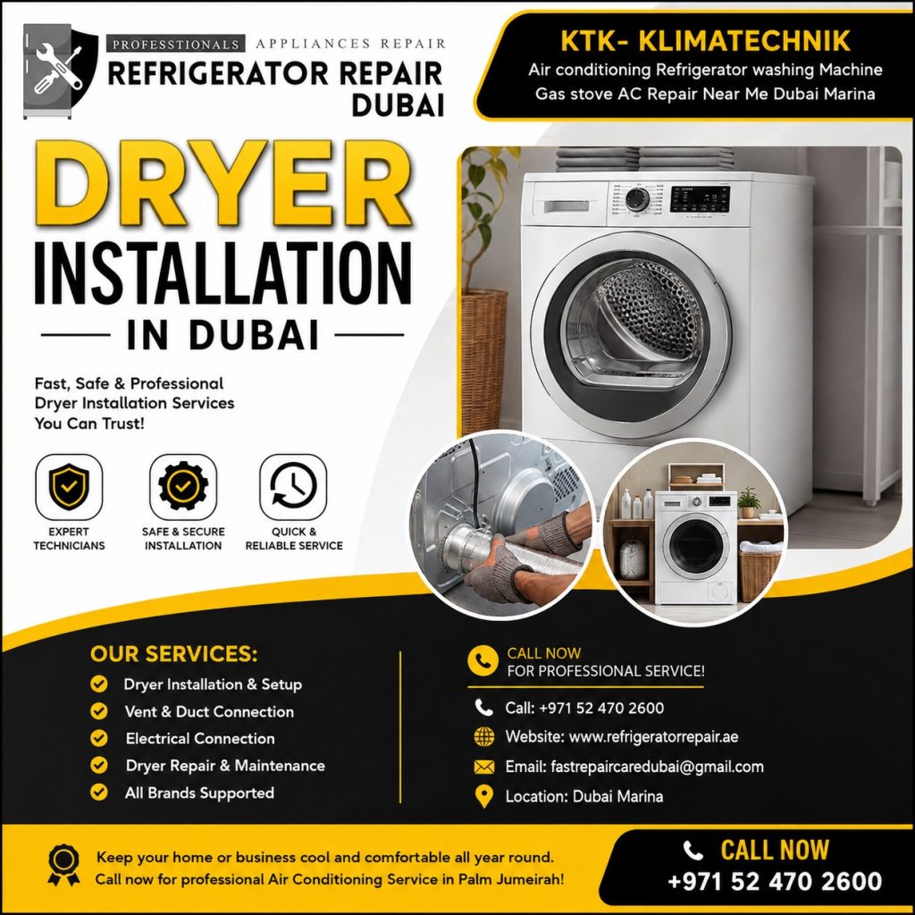 Dryer Installation in Dubai